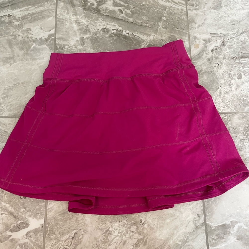 Lululemon Ripened Raspberry Pace Rival Midrise skirt long